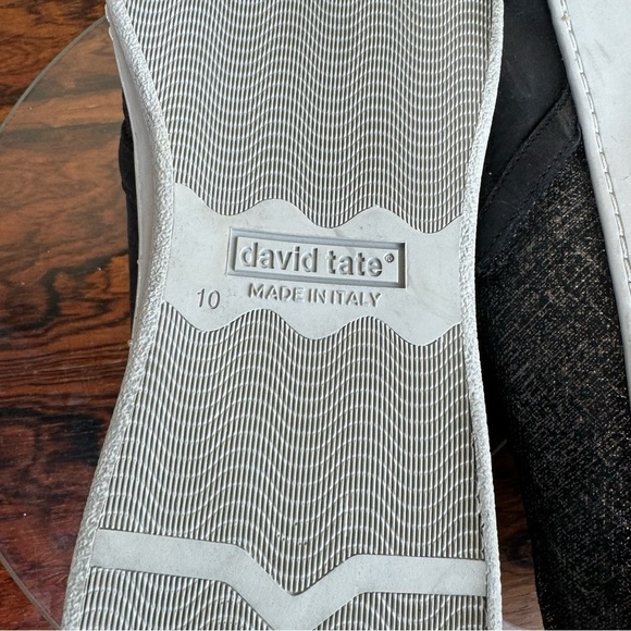 DAVID TATE Valentina Metallic Slip-On Sneaker - Black / Rose Leather - Picture 14 of 15